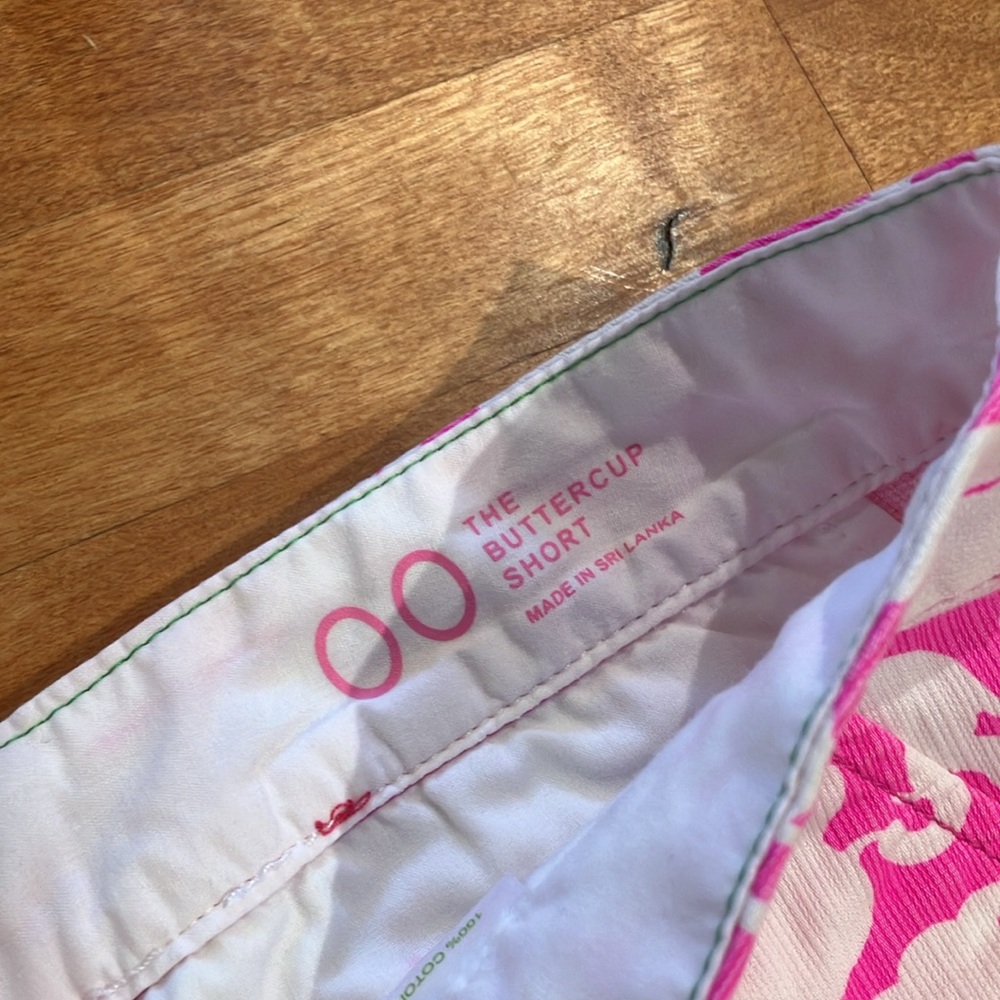 EUC Lilly Pulitzer Elephant shorts Size 00 - Picture 2 of 2